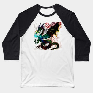 Black Dragon Baseball T-Shirt